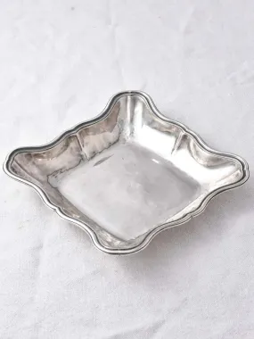 18th century French Poinçon Fermiers Généraux Silver platter 9"