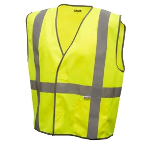 212 Performance VSTGU-8813 General Purpose Hi-Viz Safety Vest, 3X-Large Yellow;Reflective Gray