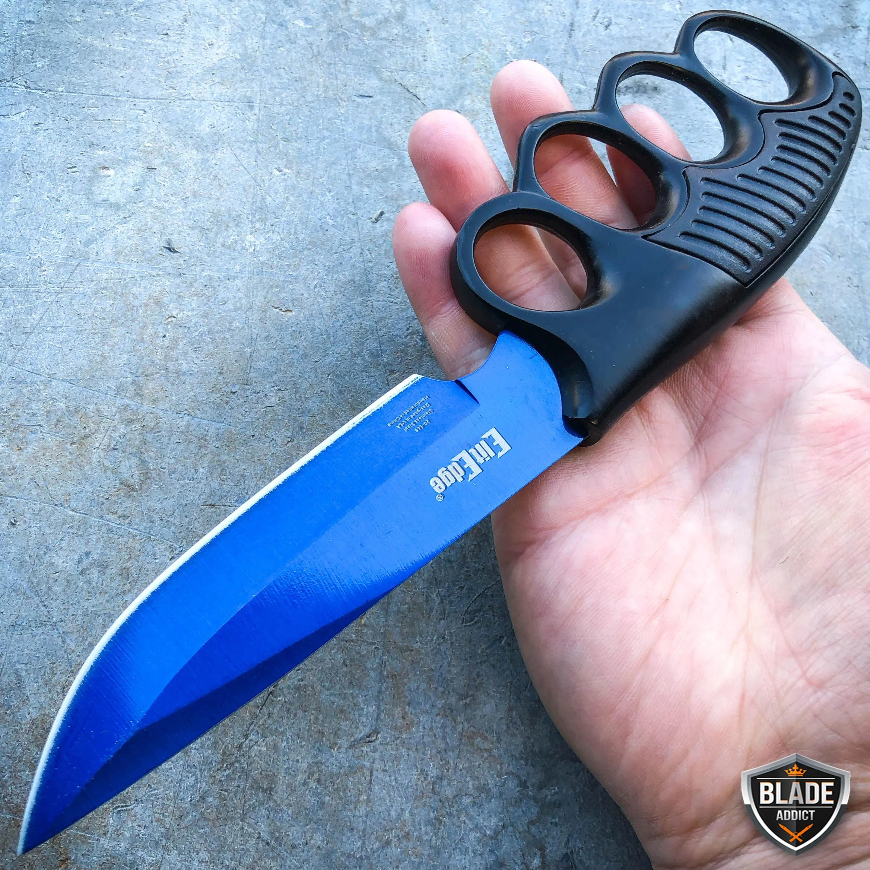 9.5" Military Tactical Trench Knife Combat Fixed Blade