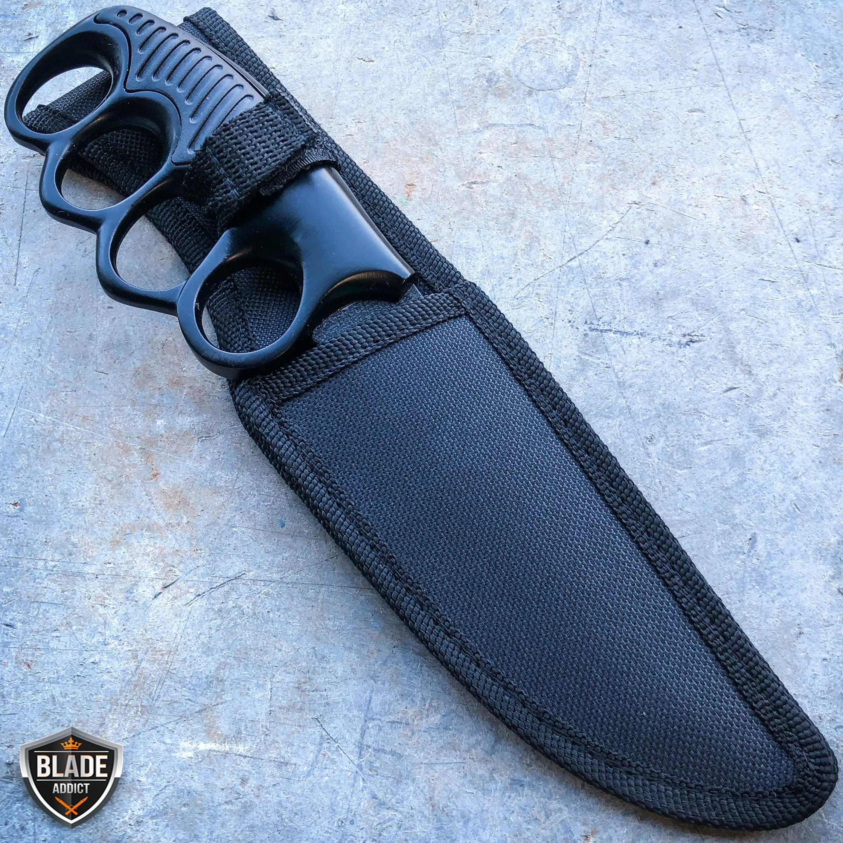 9.5" Military Tactical Trench Knife Combat Fixed Blade