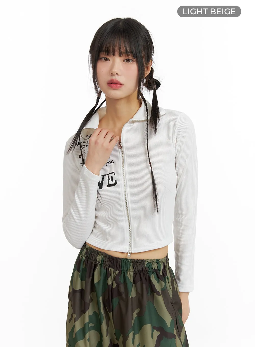 Acubi Crop Zip-Up Jacket CF423