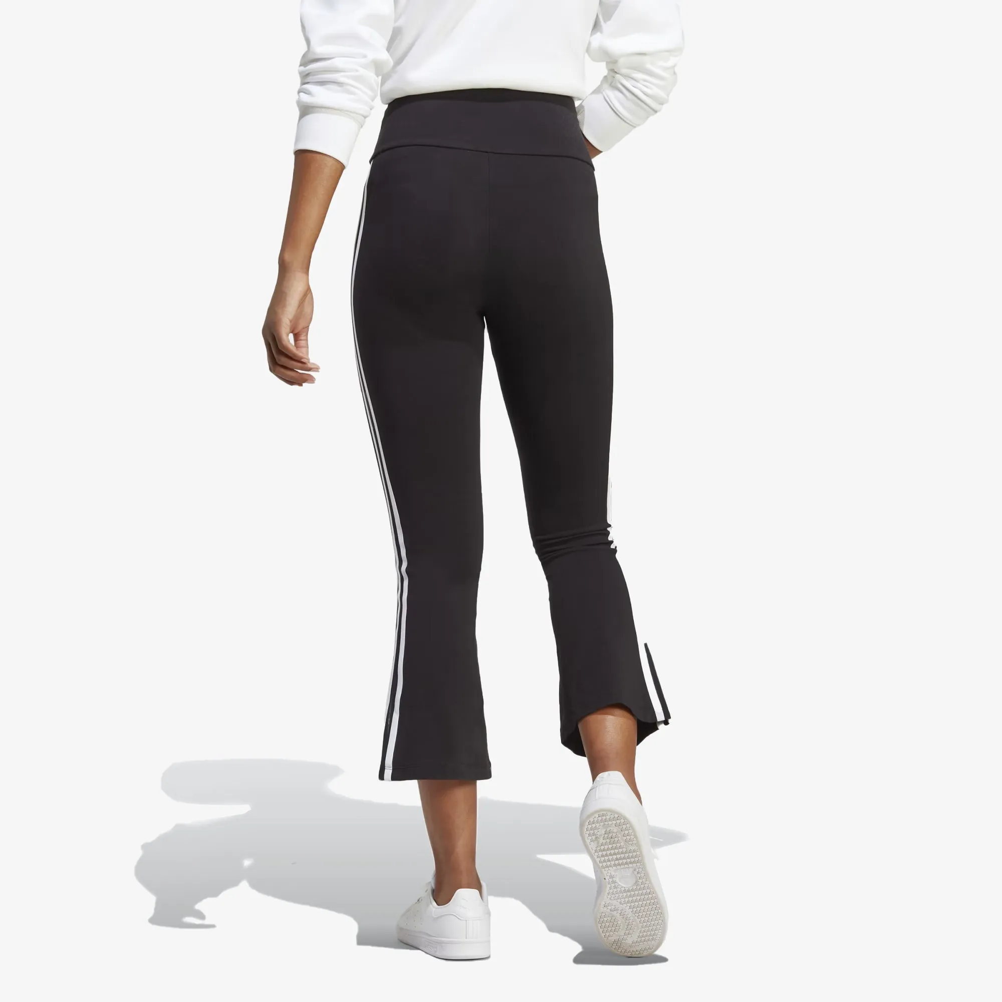 Adidas Originals | ADICOLOR CLASSICS 3-STRIPES 7/8 FLARE LEGGINGS  { BALCK