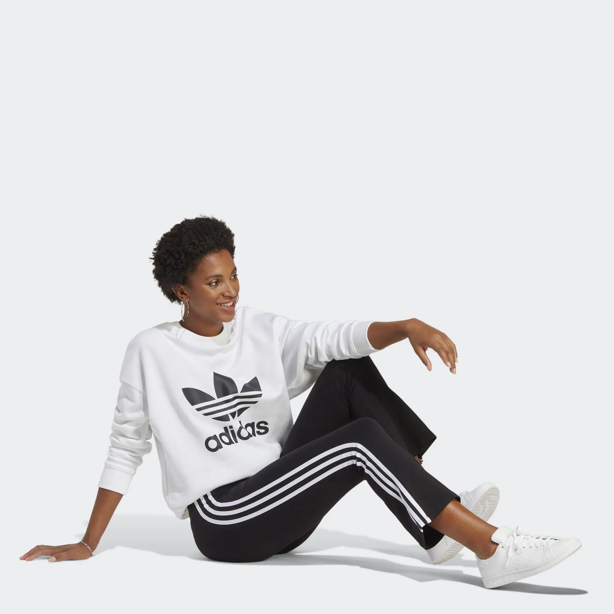 Adidas Originals | ADICOLOR CLASSICS 3-STRIPES 7/8 FLARE LEGGINGS  { BALCK