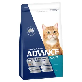 Advance Chicken and Rice Triple Action Dental Health Care Adult Dry Cat Food 2kg