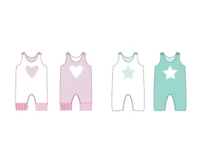 ALBERTO Baby overall dungaree Paper pattern