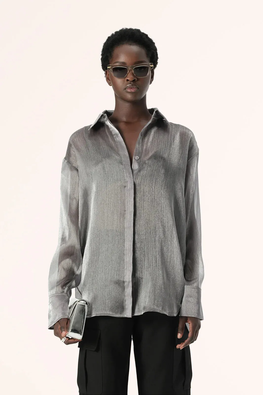 Amari Shirt Gunmetal