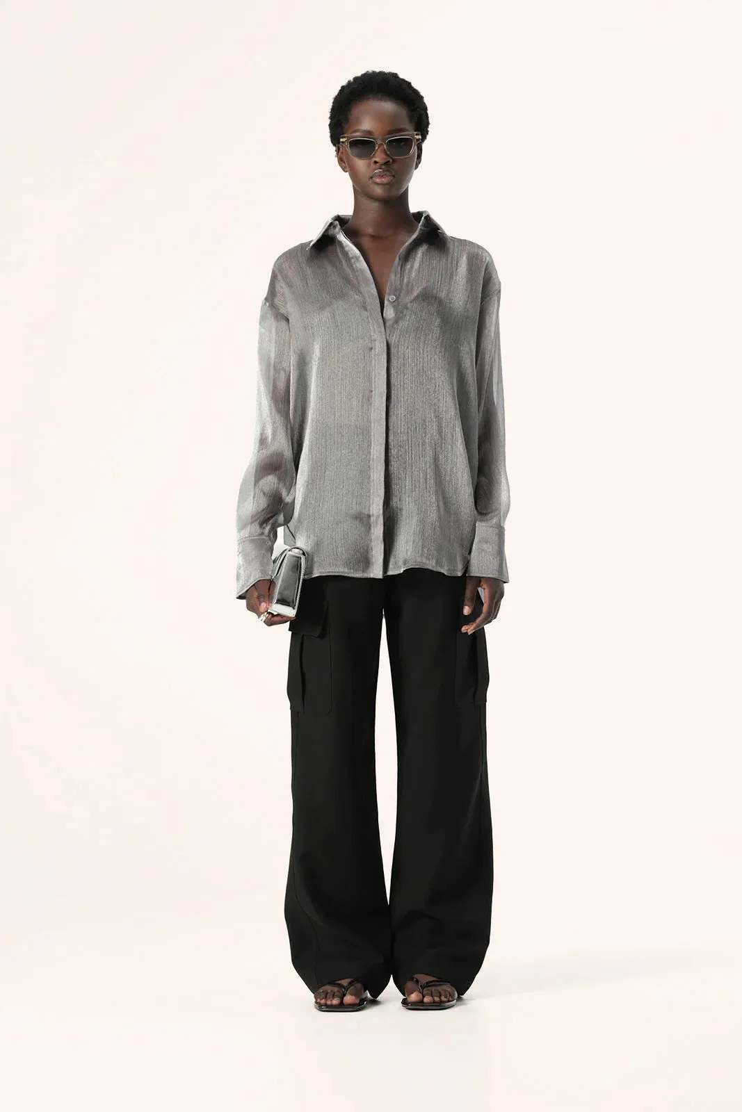 Amari Shirt Gunmetal