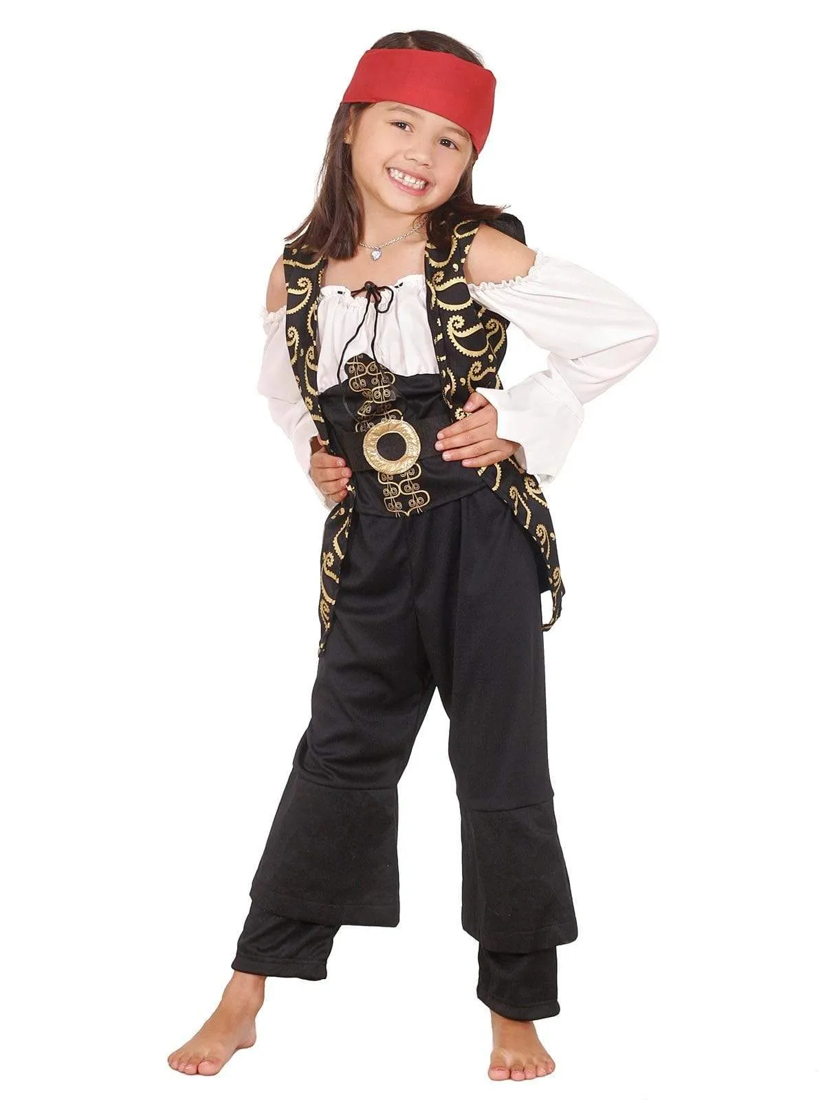 Angelica Pirates of the Caribbean Deluxe Girl's Costume