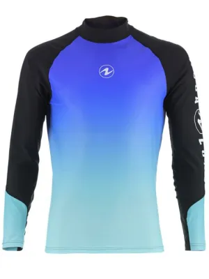 Aqualung Rash Vest Blue - Long Sleeve