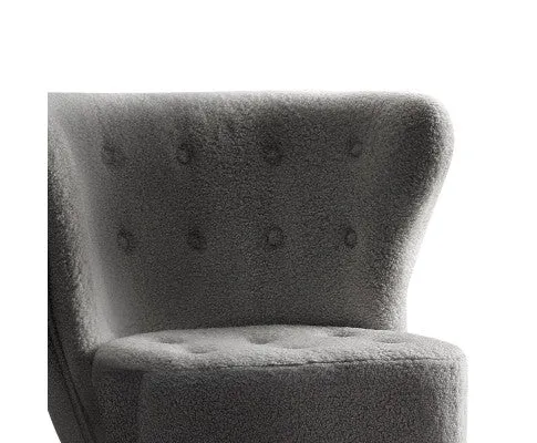 Armchair Lounge Accent Chair Armchairs Couch Chairs Sofa Bedroom Charcoal