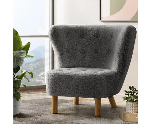 Armchair Lounge Accent Chair Armchairs Couch Chairs Sofa Bedroom Charcoal