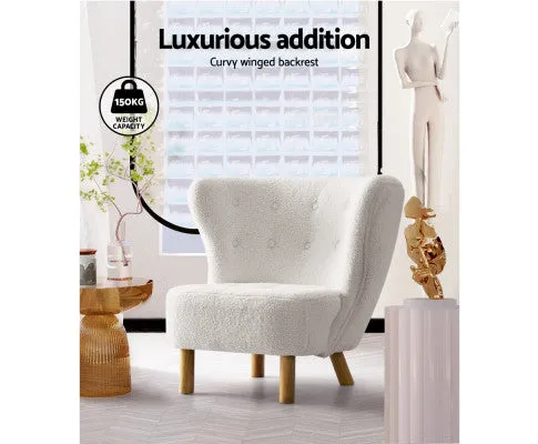 Armchair Lounge Accent Chair Armchairs Couch Chairs Sofa Bedroom White