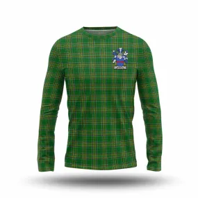 Bareth Irish Clan Tartan Long Sleeve T-Shirt with Coat of Arms