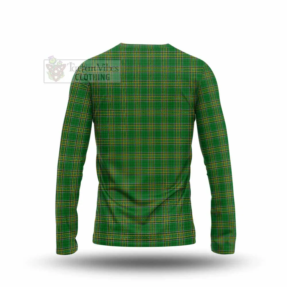 Bennett Irish Clan Tartan Long Sleeve T-Shirt with Coat of Arms