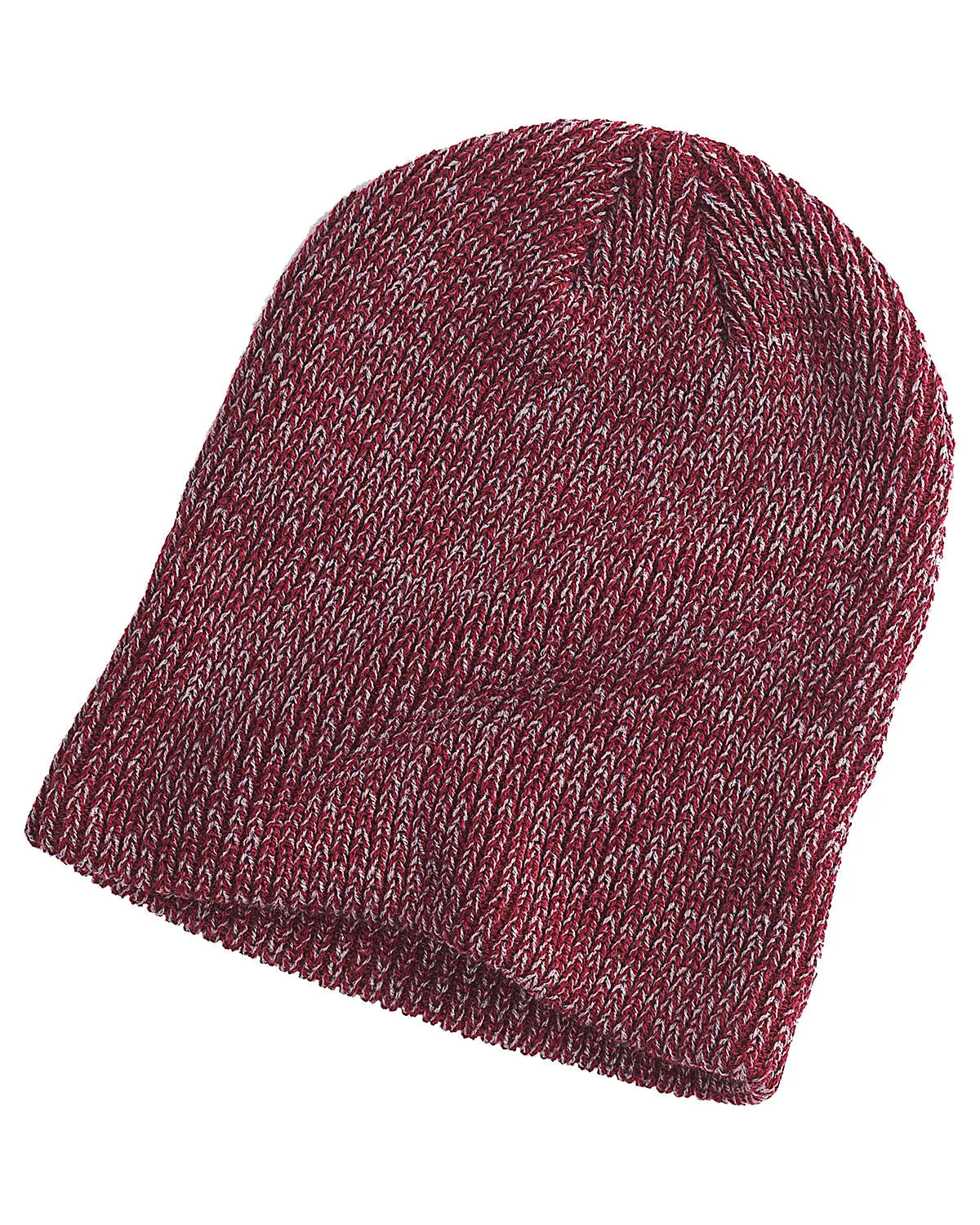 Big Accessories Ribbed Marled Beanie