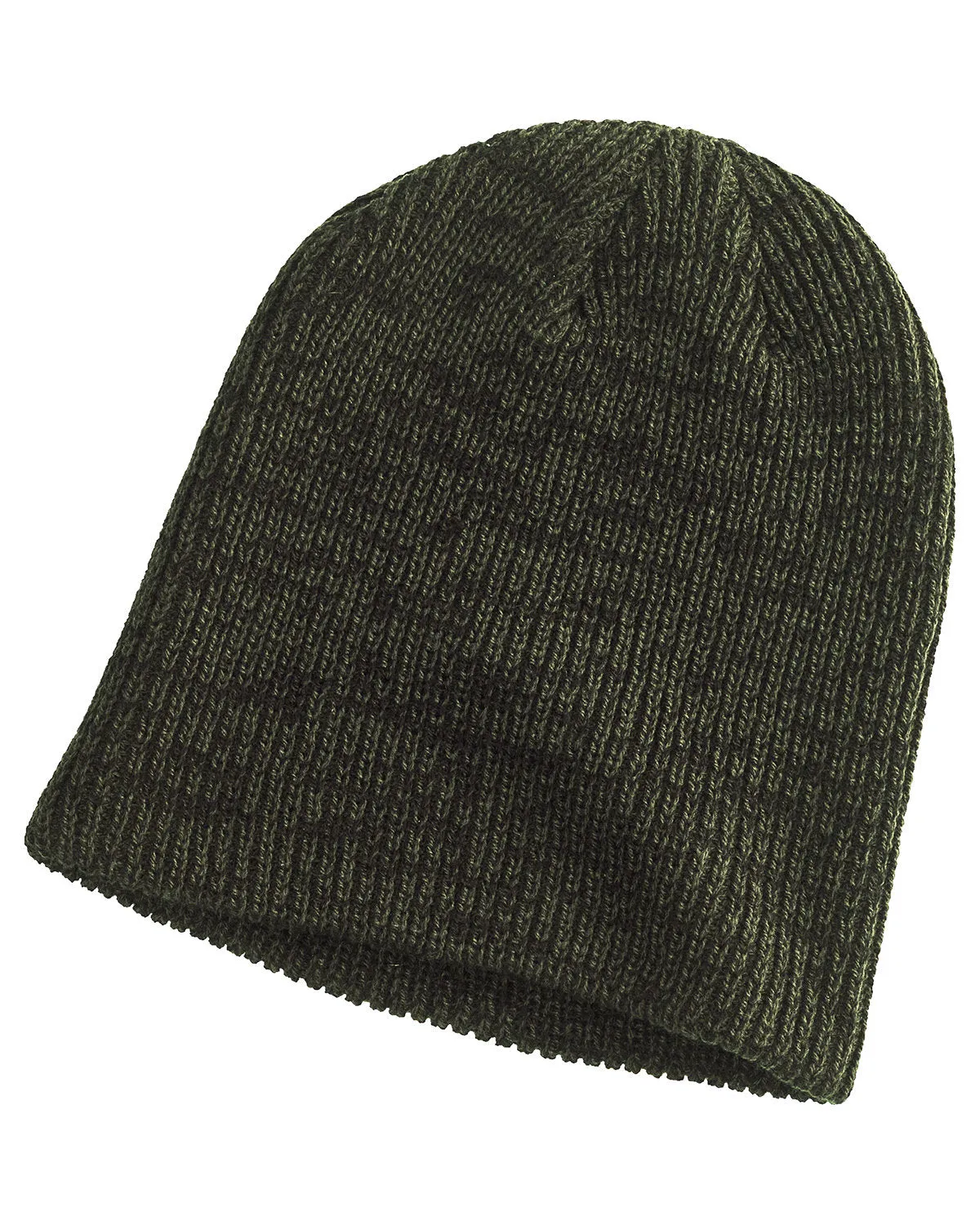 Big Accessories Ribbed Marled Beanie