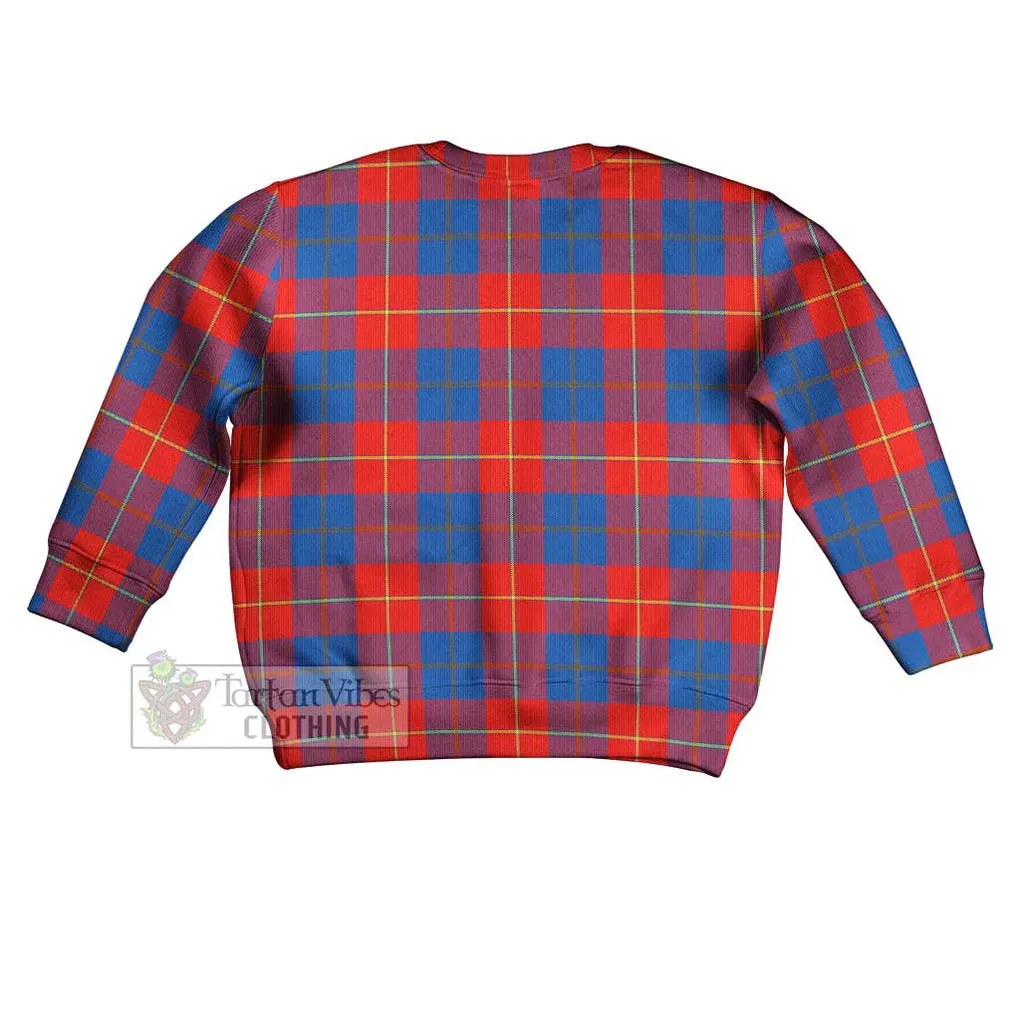 Blane Tartan Kid Ugly Sweater with Family Crest