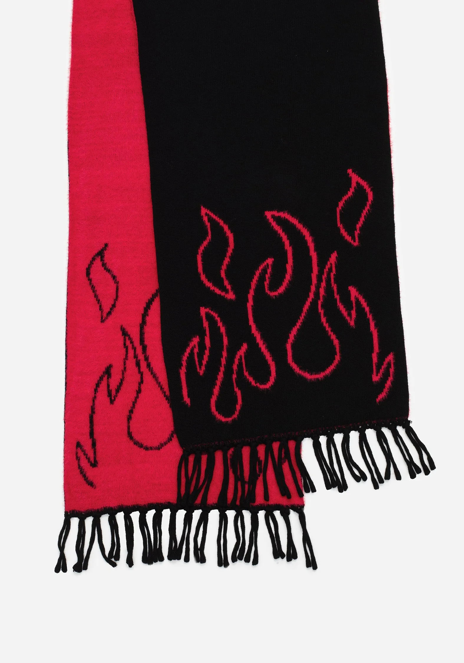 Blaze Flame Knit Scarf