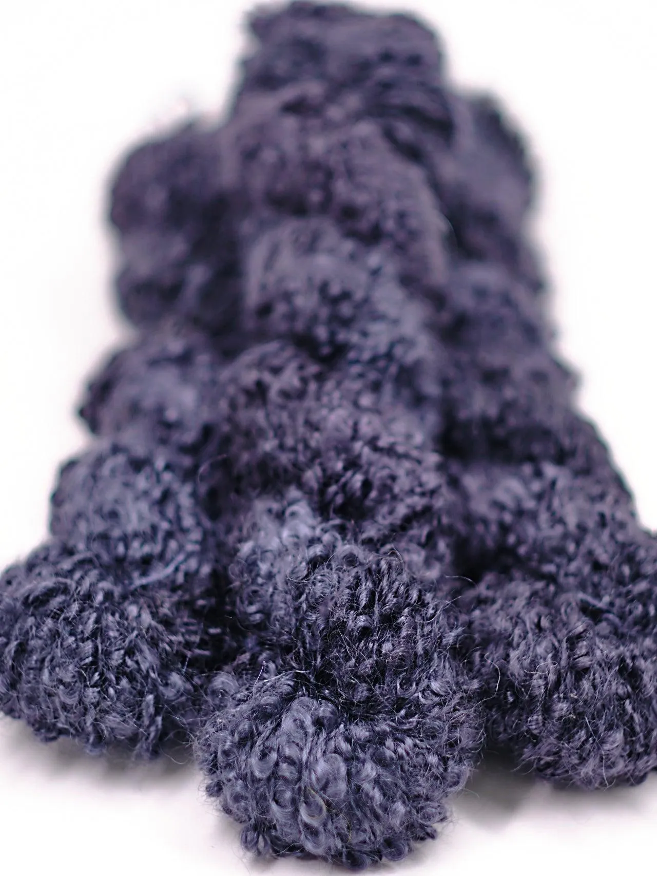 BOUCLE MOHAIR MOUTON NOIR