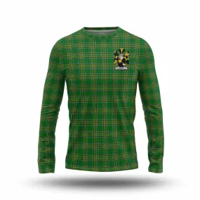 Brady Irish Clan Tartan Long Sleeve T-Shirt with Coat of Arms