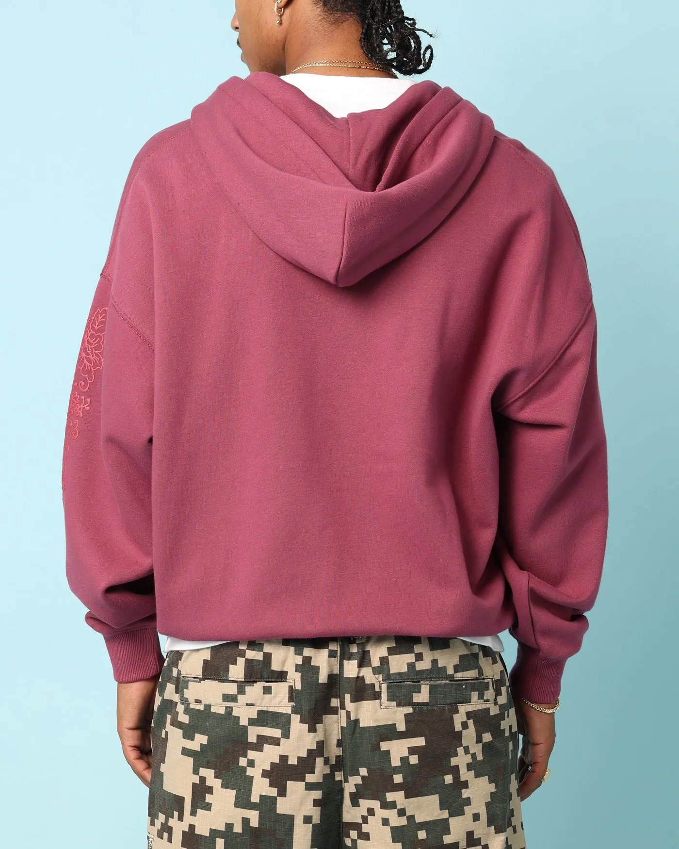 Carré Botanical Zip Up Hoodie Port