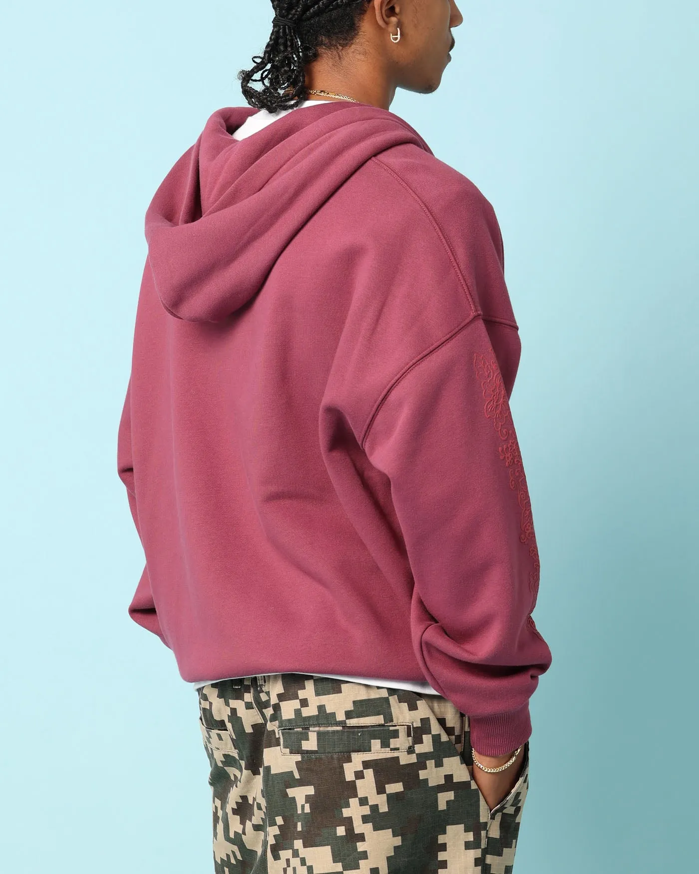 Carré Botanical Zip Up Hoodie Port