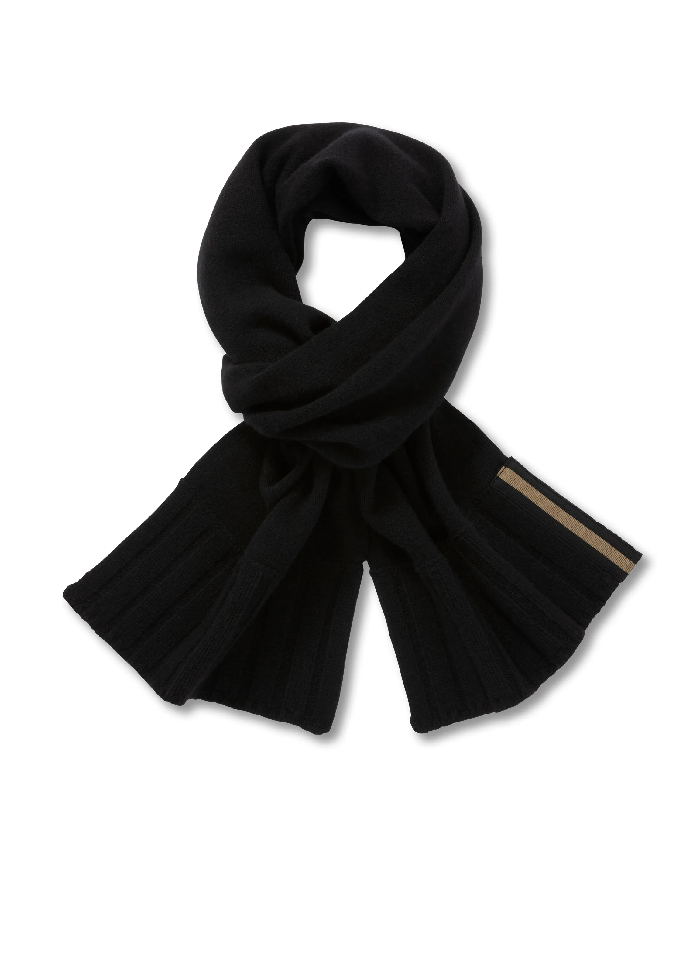 Cashmere Blend Scarf (Black)