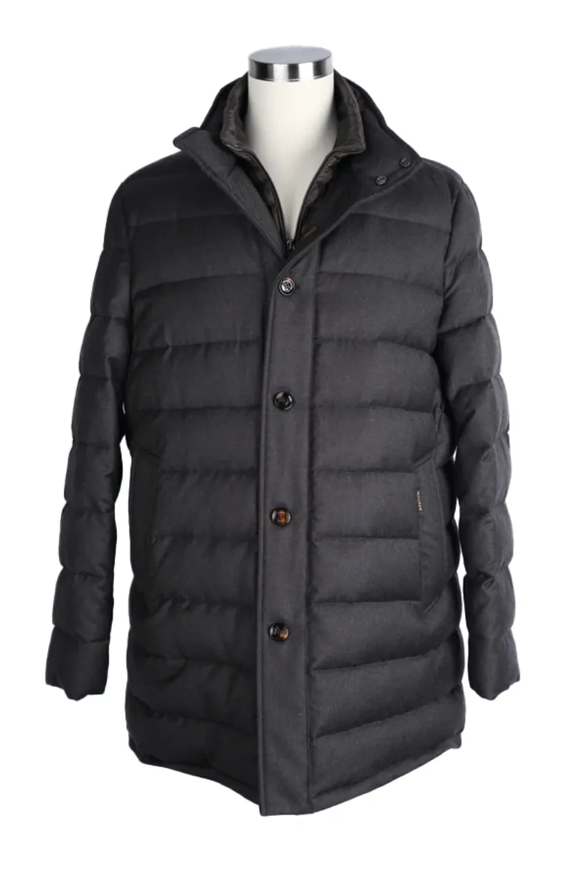 Cashmere-Wool Puffer Jacket