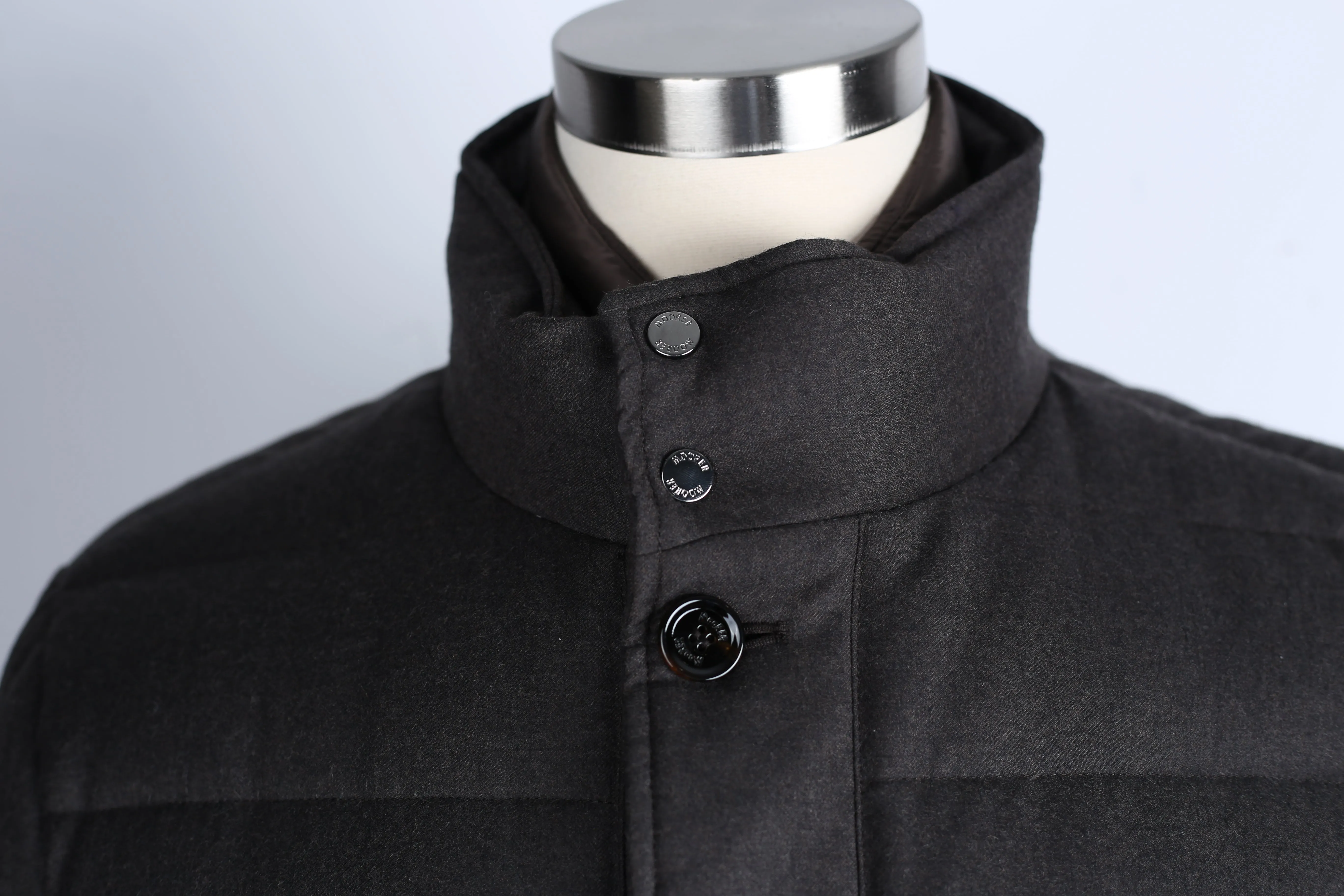 Cashmere-Wool Puffer Jacket