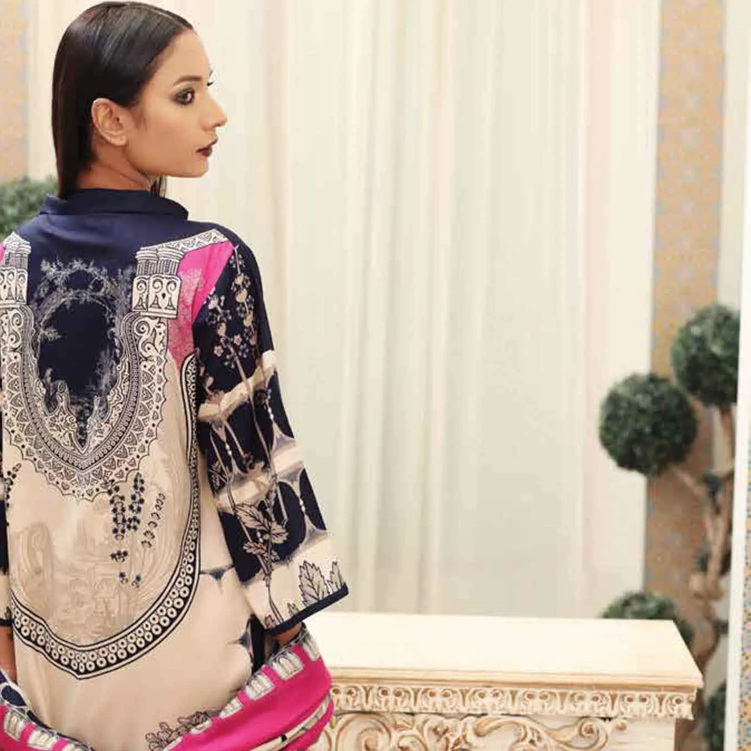 Charizma Embroidered Silk Jacquard Collection 2019 – CC-28B