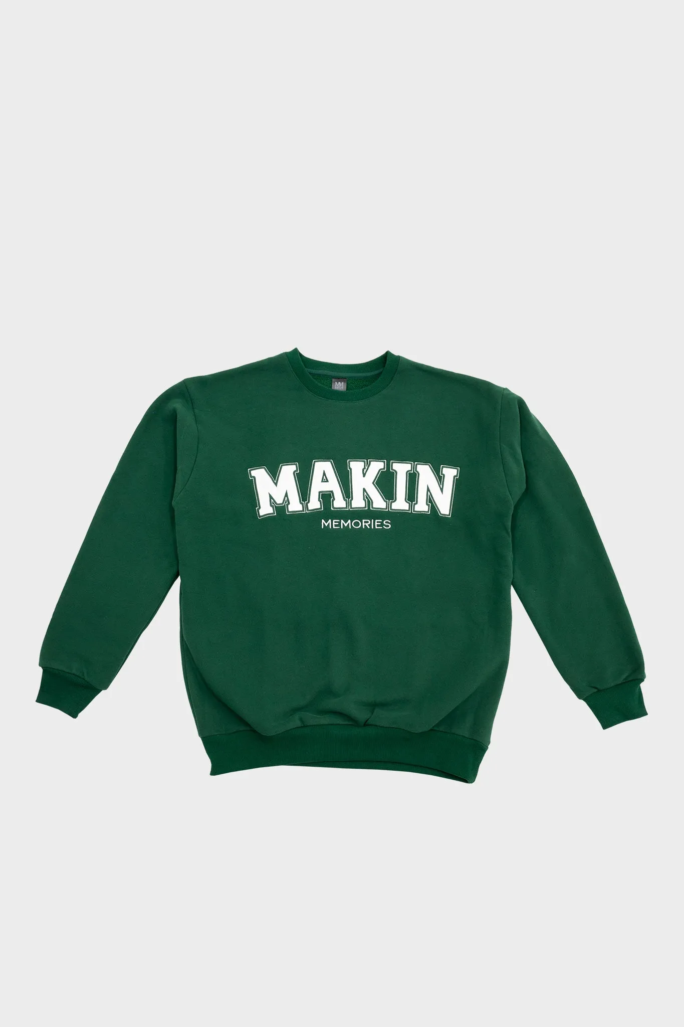 COLLEGE SWEATSHIRT IN GREEN