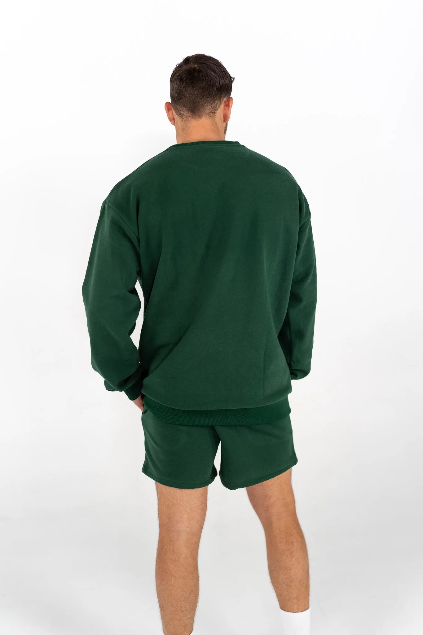 COLLEGE SWEATSHIRT IN GREEN