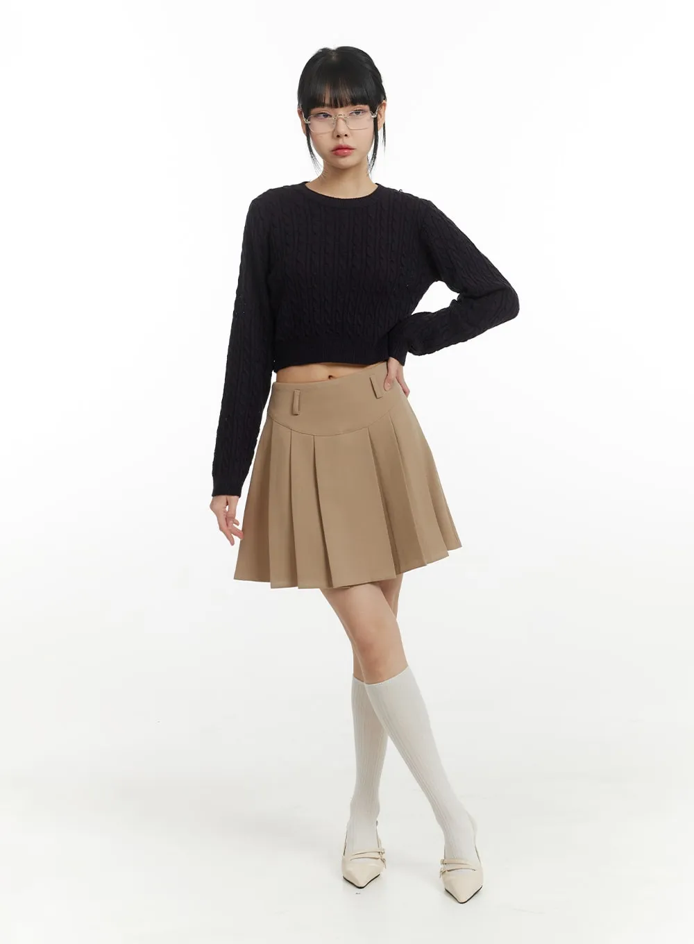 Cozy Cable Knit Sweater IM406