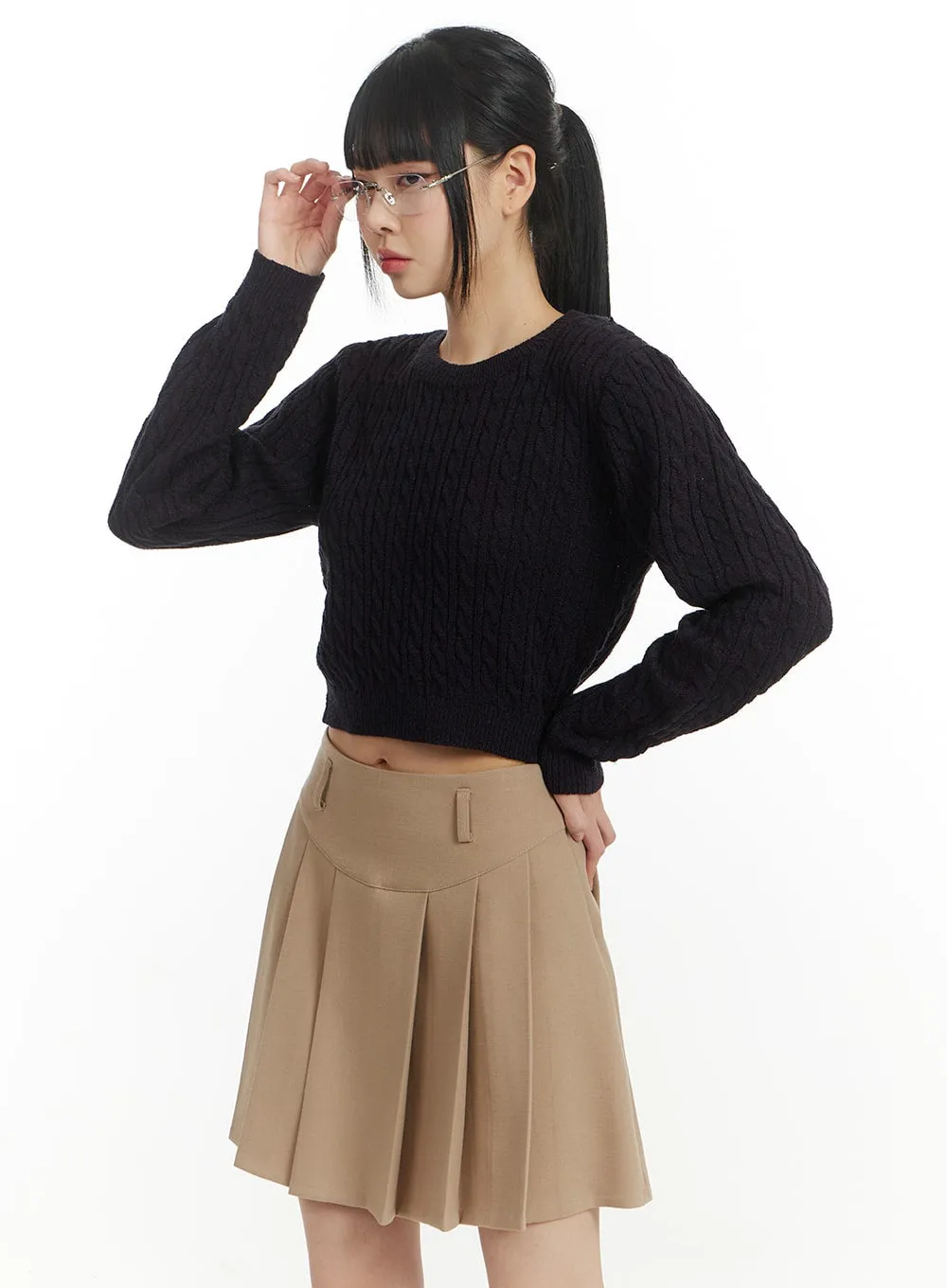 Cozy Cable Knit Sweater IM406