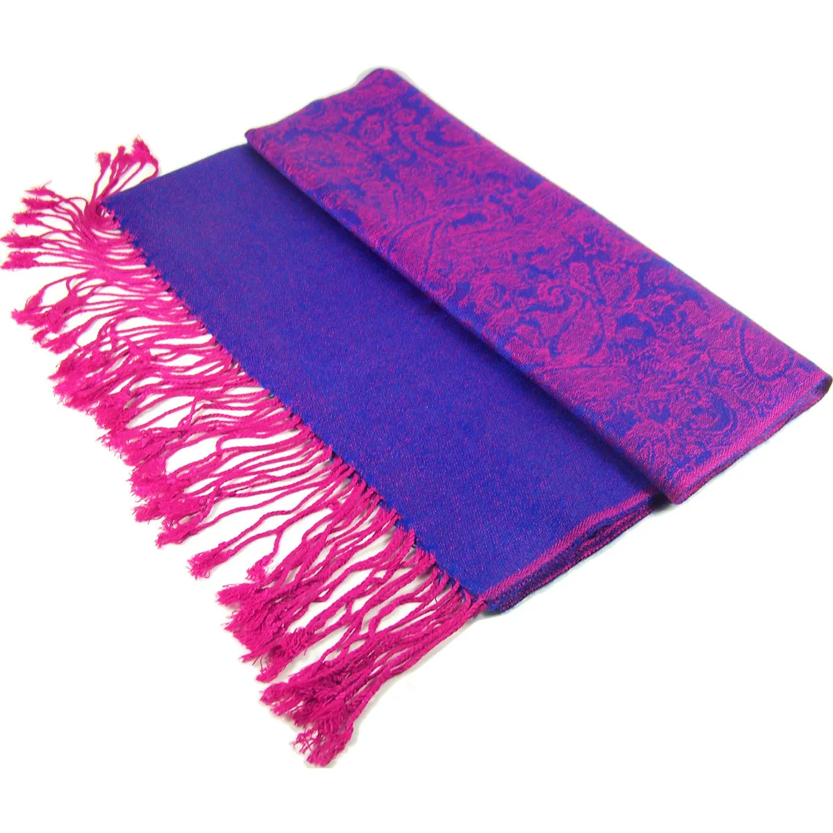 CS All Paisley Colored Pashmina Scarves