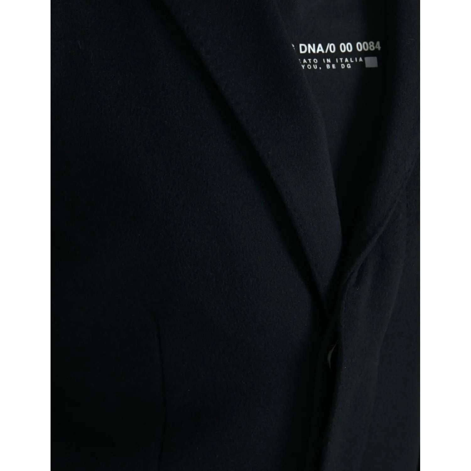 Dolce & Gabbana Black Single Breasted Trench Coat Jacket