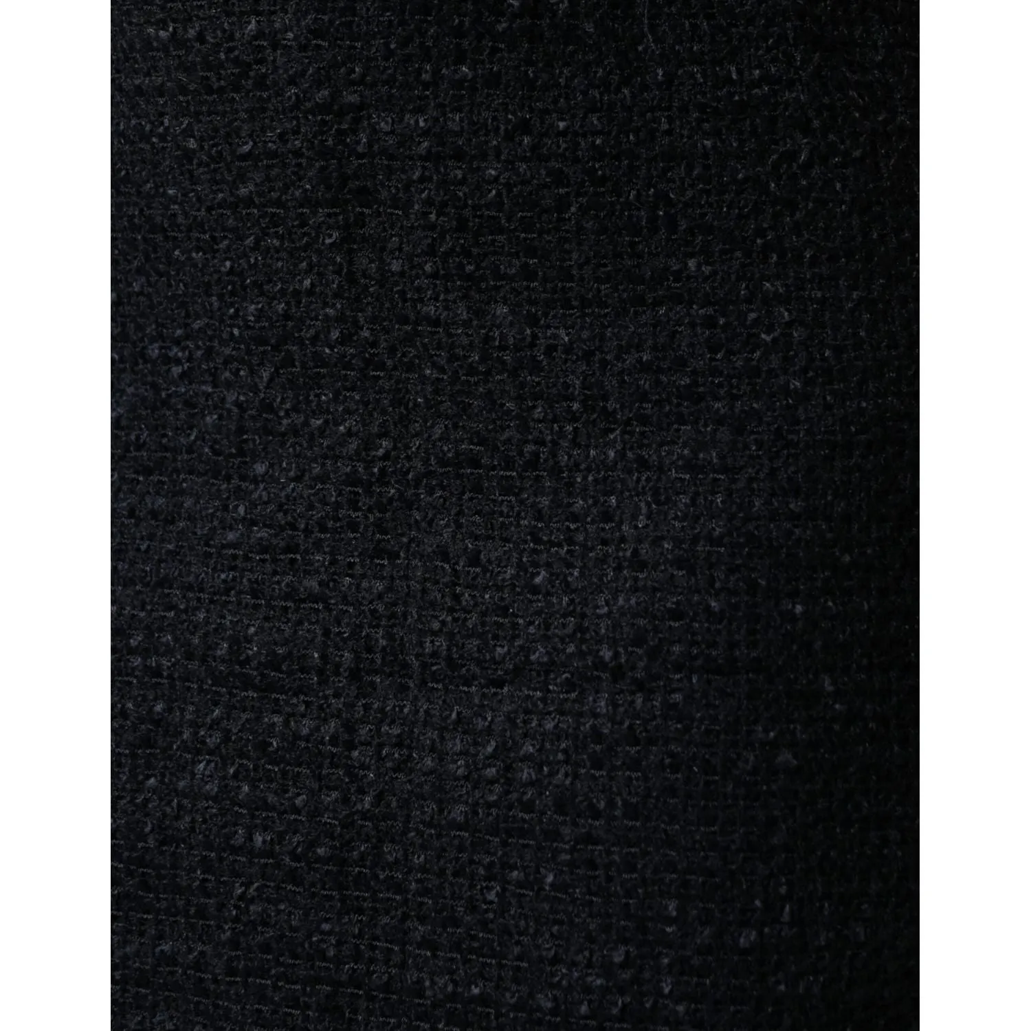 Dolce & Gabbana Black Virgin Wool Pencil Cut Midi Skirt