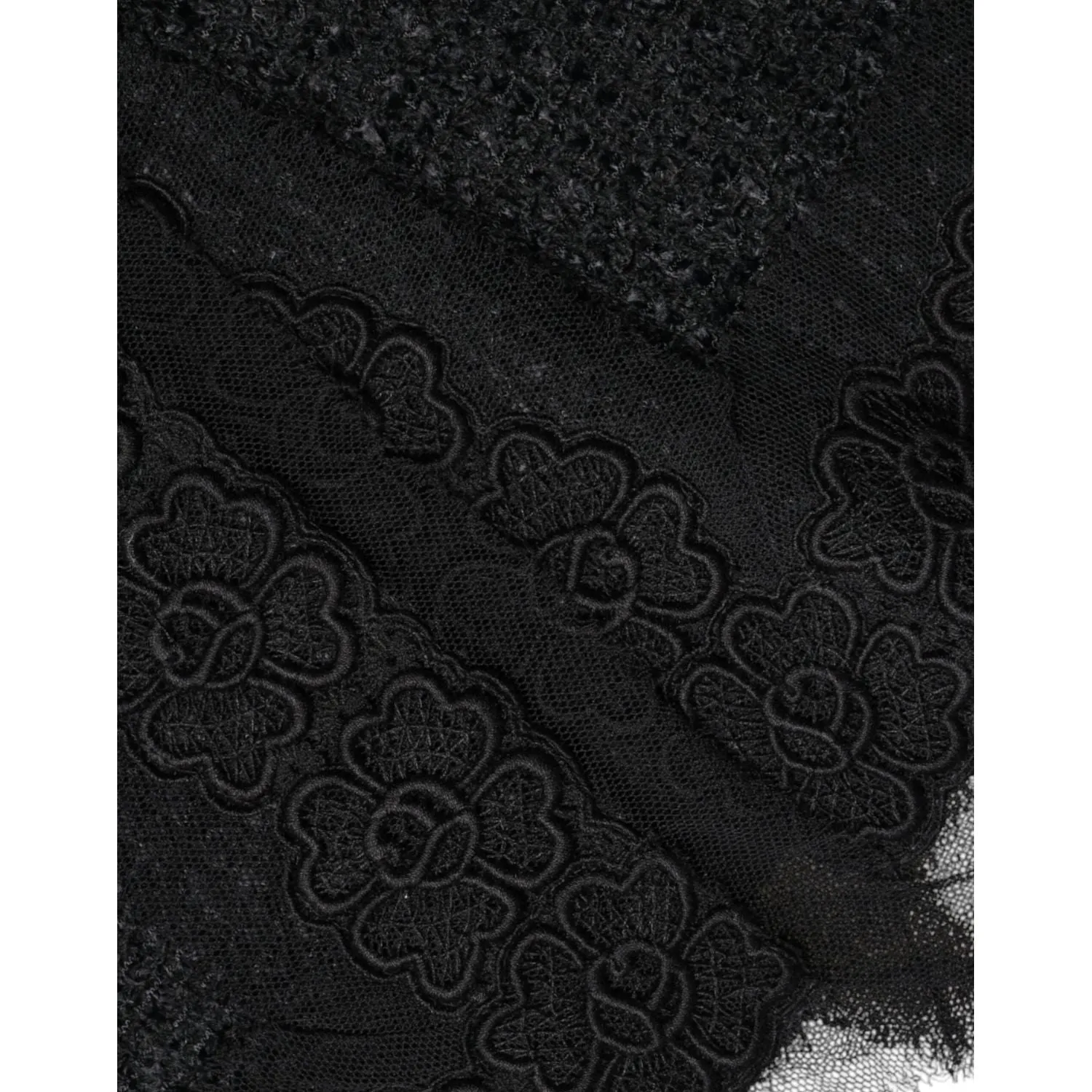 Dolce & Gabbana Black Virgin Wool Pencil Cut Midi Skirt