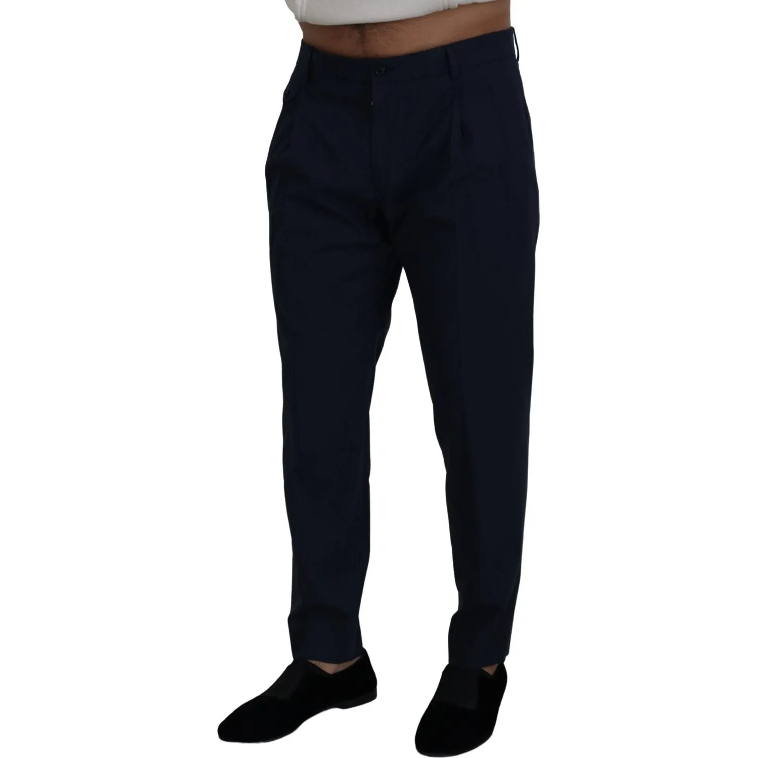 Dolce & Gabbana Chic Slim Fit Chinos in Blue