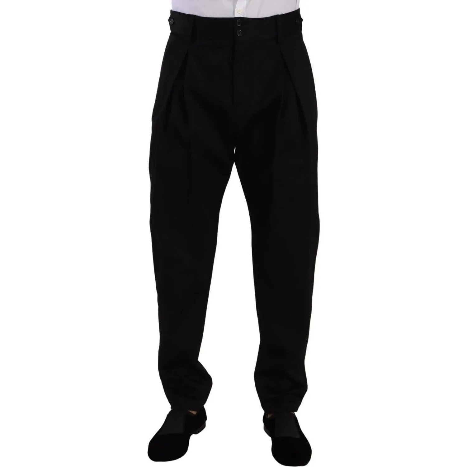 Dolce & Gabbana Elegant Slim-Fit Cotton Trousers