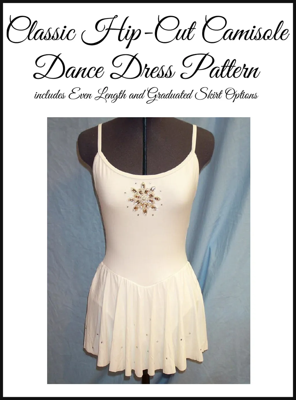 Download - Hip-Cut Camisole Dance Dress Pattern   Instructions