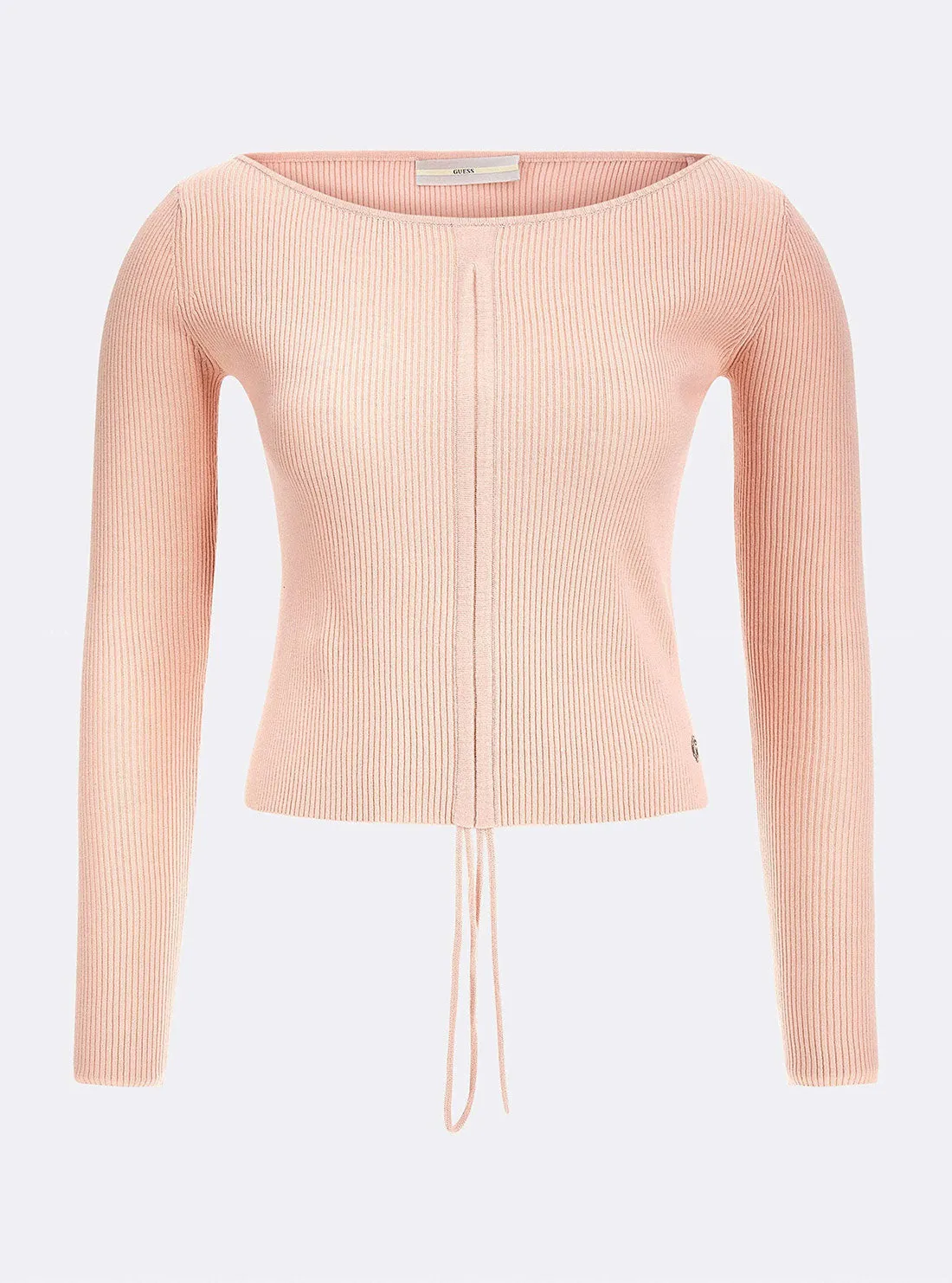 Eco Pink Sheryl Crop Knit Top