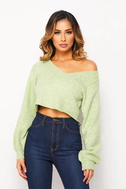 ELISE CROPPED SWEATER