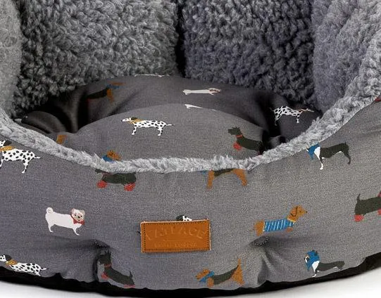 FatFace Marching Dogs Deluxe Slumber Dog Bed