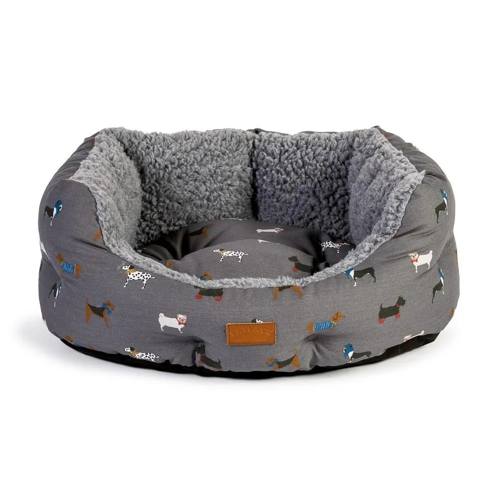 FatFace Marching Dogs Deluxe Slumber Dog Bed