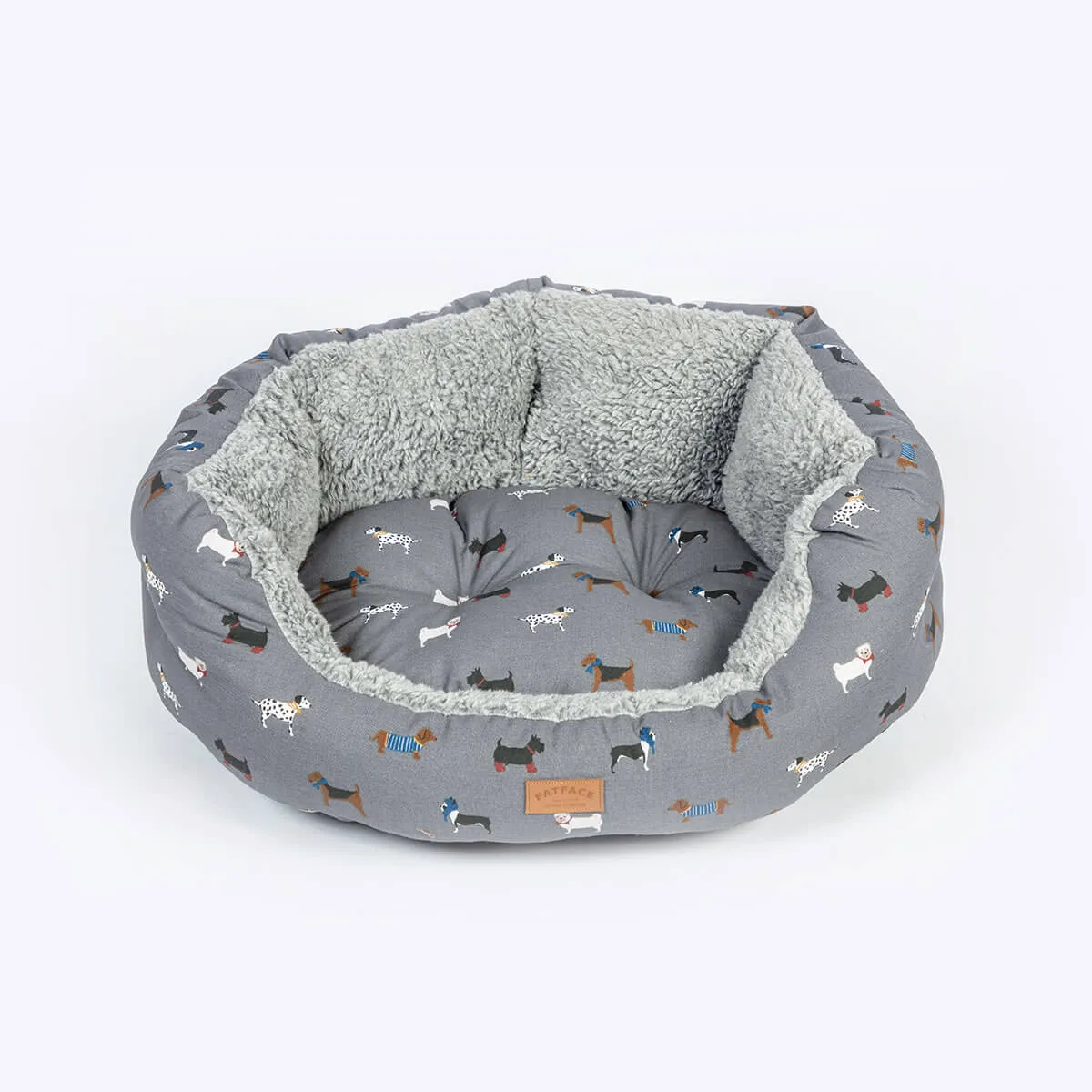 FatFace Marching Dogs Deluxe Slumber Dog Bed