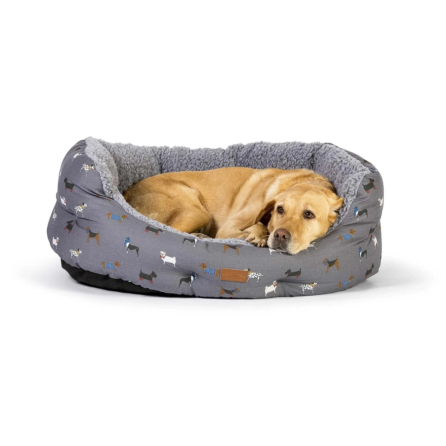 FatFace Marching Dogs Deluxe Slumber Dog Bed