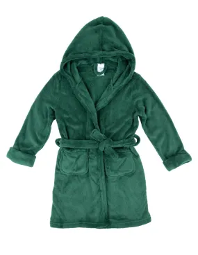 Fleece Classic Color Hooded Robes