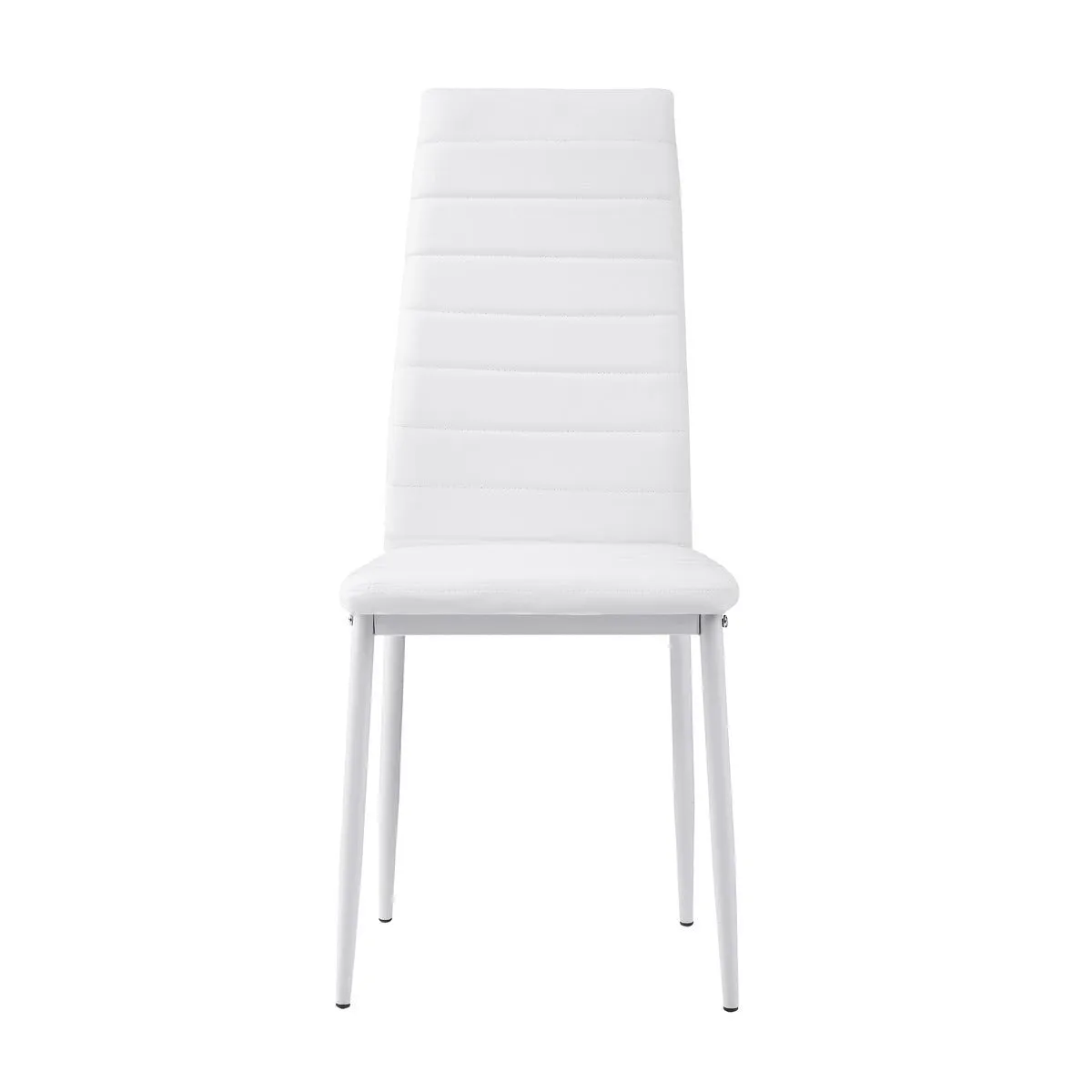 Florian Collection White Dining Chair - Set of 2