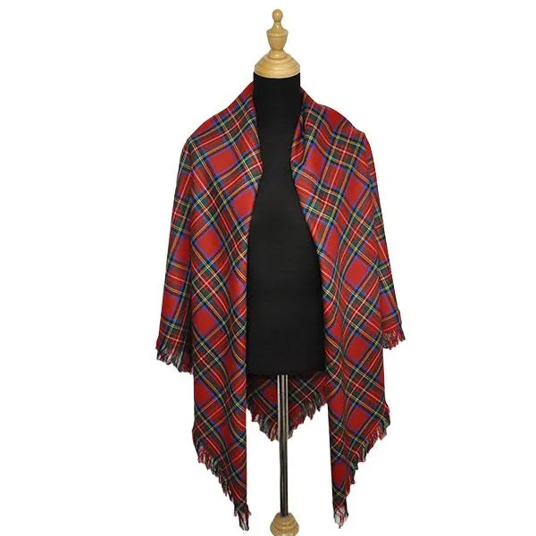 Fraser Weathered Light Weight Tartan Shawl